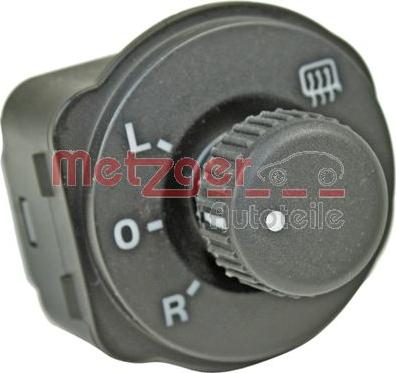 Metzger 0916456 - Slēdzis, Spoguļu regulēšana www.autospares.lv