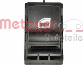 Metzger 0916450 - Slēdzis, Stikla pacēlājmehānisms www.autospares.lv