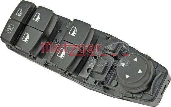 Metzger 0916451 - Slēdzis, Stikla pacēlājmehānisms www.autospares.lv