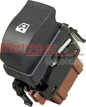 Metzger 0916562 - Slēdzis, Stikla pacēlājmehānisms www.autospares.lv