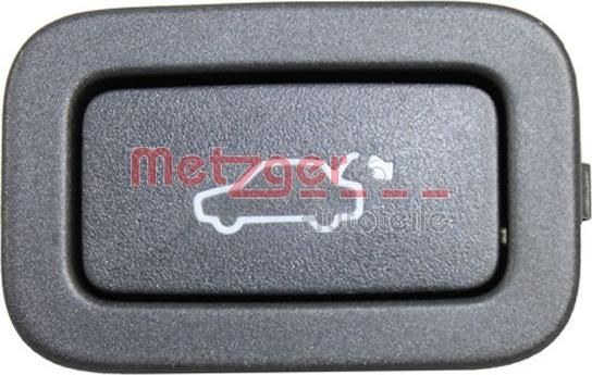 Metzger 0916628 - Slēdzis, Bagāžas nodalījuma vāks www.autospares.lv