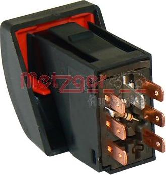 Metzger 0916006 - Hazard Light Switch www.autospares.lv