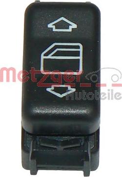 Metzger 0916023 - Slēdzis, Stikla pacēlājmehānisms www.autospares.lv