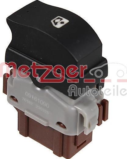 Metzger 09161090 - Slēdzis, Stikla pacēlājmehānisms www.autospares.lv