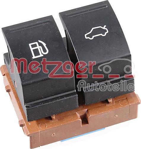 Metzger 09161057 - Slēdzis, Degvielas tvertnes vāciņa atvēršana www.autospares.lv