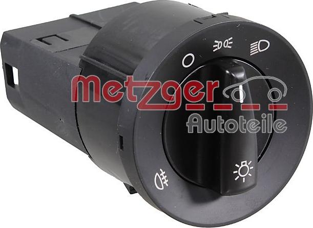 Metzger 09161118 - Slēdzis, Priekšējās gaismas www.autospares.lv