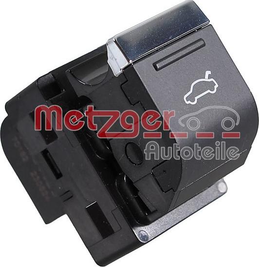 Metzger 09161120 - Slēdzis, Bagāžas nodalījuma vāks www.autospares.lv