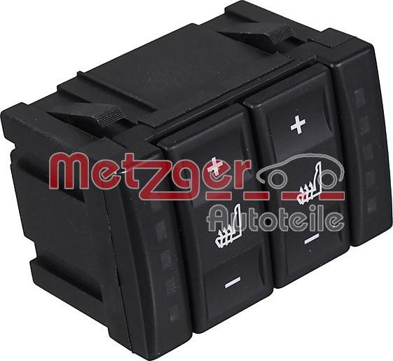 Metzger 09161216 - Slēdzis, Sēdekļu apsilde www.autospares.lv