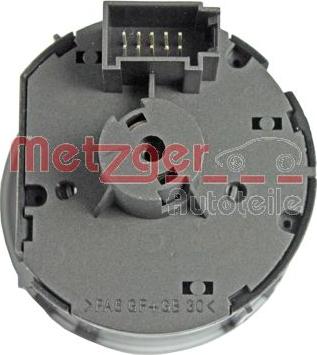 Metzger 0916311 - Slēdzis, Priekšējās gaismas www.autospares.lv