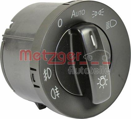 Metzger 0916312 - Slēdzis, Priekšējās gaismas www.autospares.lv