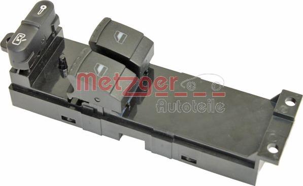 Metzger 0916380 - Slēdzis, Stikla pacēlājmehānisms www.autospares.lv