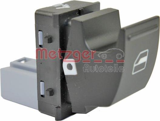 Metzger 0916373 - Slēdzis, Stikla pacēlājmehānisms www.autospares.lv