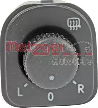 Metzger 0916309 - Slēdzis, Spoguļu regulēšana www.autospares.lv