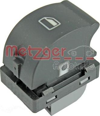 Metzger 0916261 - Slēdzis, Stikla pacēlājmehānisms www.autospares.lv