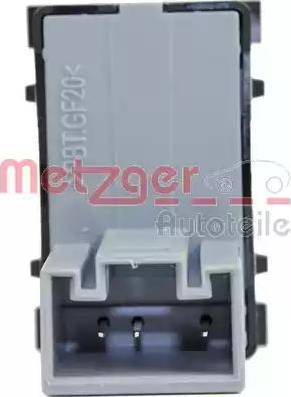 Metzger 0916263 - Slēdzis, Stikla pacēlājmehānisms www.autospares.lv