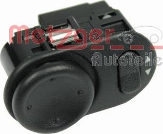 Metzger 0916233 - Slēdzis, Spoguļu regulēšana www.autospares.lv