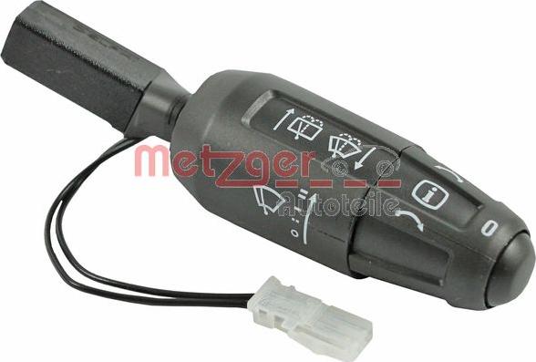 Metzger 0916229 - Stikla tīrītāja slēdzis www.autospares.lv