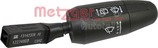 Metzger 0916228 - Stikla tīrītāja slēdzis www.autospares.lv