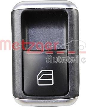 Metzger 0916751 - Slēdzis, Stikla pacēlājmehānisms www.autospares.lv