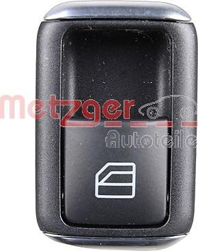 Metzger 0916716 - Slēdzis, Stikla pacēlājmehānisms www.autospares.lv