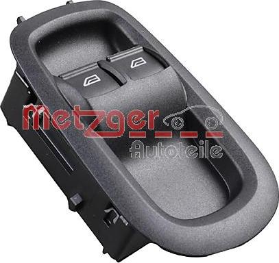 Metzger 0916780 - Slēdzis, Stikla pacēlājmehānisms www.autospares.lv