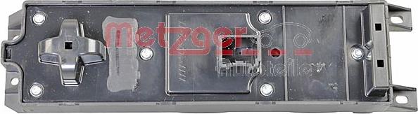 Metzger 0916778 - Slēdzis, Stikla pacēlājmehānisms www.autospares.lv