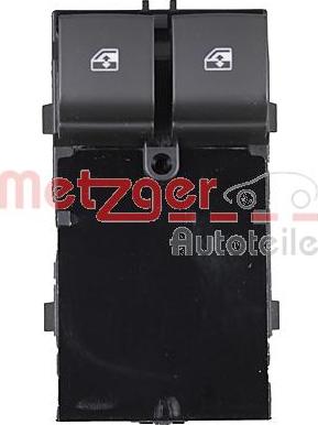 Metzger 0916777 - Slēdzis, Stikla pacēlājmehānisms www.autospares.lv