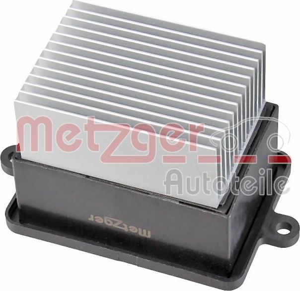 Metzger 0917698 - Rezistors, Salona ventilators www.autospares.lv