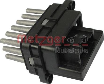 Metzger 0917042 - Сопротивление, реле, вентилятор салона www.autospares.lv