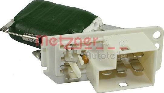 Metzger 0917030 - Rezistors, Salona ventilators www.autospares.lv