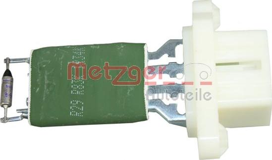 Metzger 0917029 - Сопротивление, реле, вентилятор салона www.autospares.lv