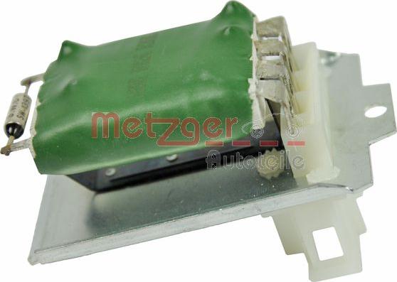 Metzger 0917165 - Rezistors, Salona ventilators www.autospares.lv