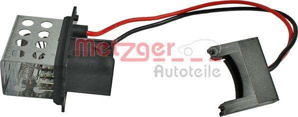 Metzger 0917168 - Rezistors, Salona ventilators www.autospares.lv