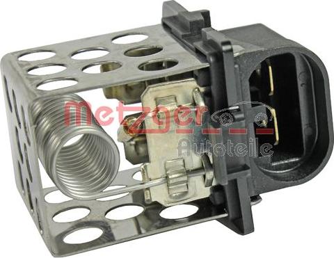 Metzger 0917132 - Papildus rezistors, Elektromotors-Radiatora ventilators www.autospares.lv