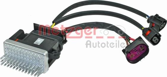 Metzger 0917342 - Vadības bloks, Elektroventilators (Motora dzesēšana) www.autospares.lv