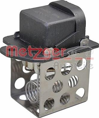 Metzger 0917367 - Papildus rezistors, Elektromotors-Radiatora ventilators www.autospares.lv