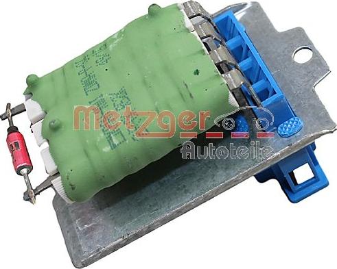 Metzger 0917371 - Rezistors, Salona ventilators www.autospares.lv