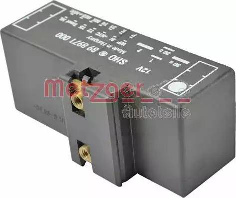 Metzger 0917220 - Vadības bloks, Elektroventilators (Motora dzesēšana) www.autospares.lv