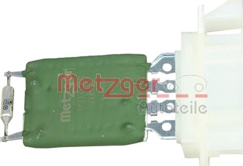 Metzger 0917228 - Rezistors, Salona ventilators www.autospares.lv