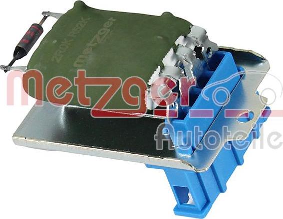 Metzger 0917703 - Rezistors, Salona ventilators www.autospares.lv