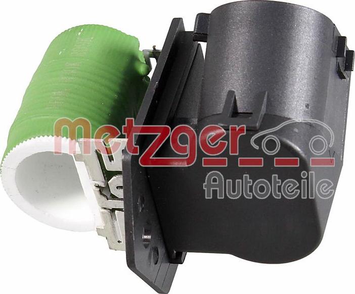 Metzger 0917717 - Papildus rezistors, Elektromotors-Radiatora ventilators www.autospares.lv