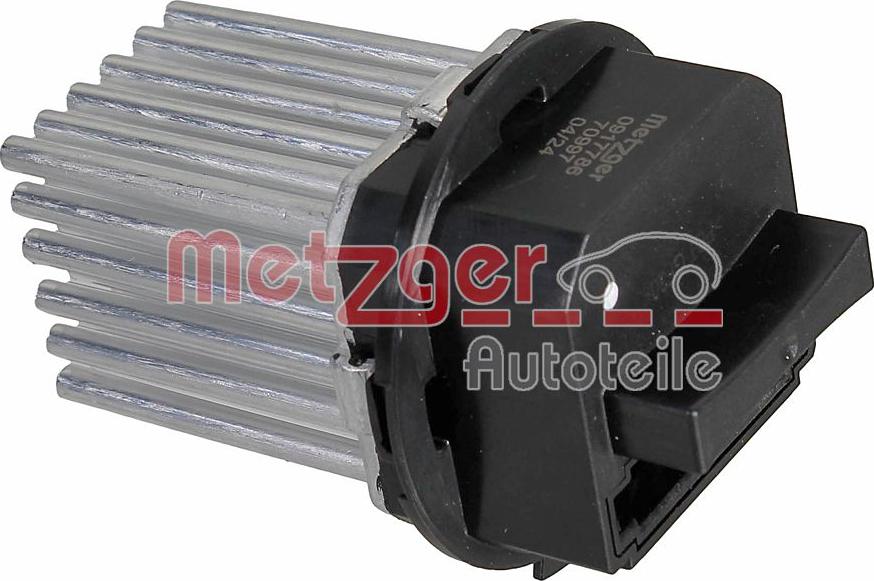 Metzger 0917786 - Rezistors, Salona ventilators www.autospares.lv