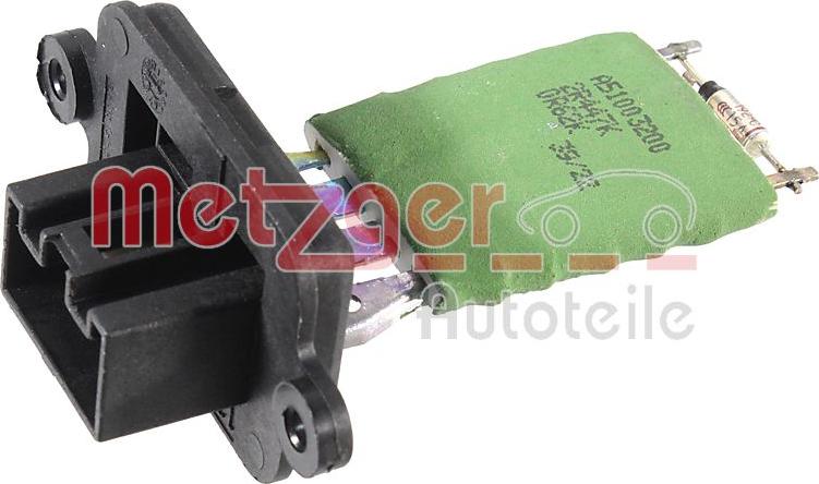 Metzger 0917734 - Rezistors, Salona ventilators www.autospares.lv