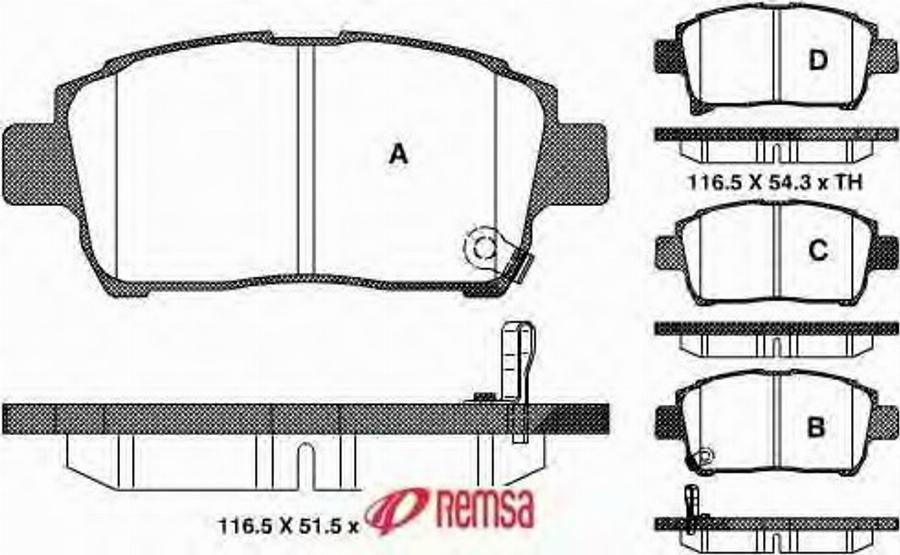 Metzger 097102 - Тормозные колодки, дисковые, комплект www.autospares.lv