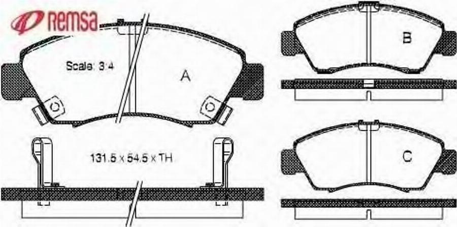 Metzger 041902 - Тормозные колодки, дисковые, комплект www.autospares.lv