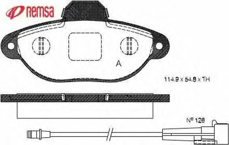 Metzger 0414.01 - Brake Pad Set, disc brake www.autospares.lv