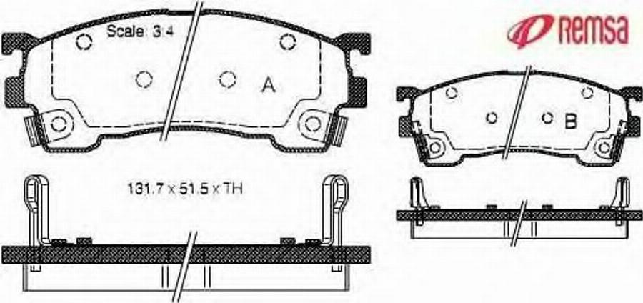 Metzger 041504 - Bremžu uzliku kompl., Disku bremzes www.autospares.lv