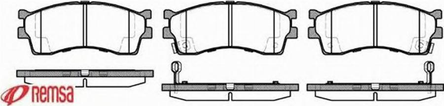 Metzger 0415.32 - Тормозные колодки, дисковые, комплект www.autospares.lv