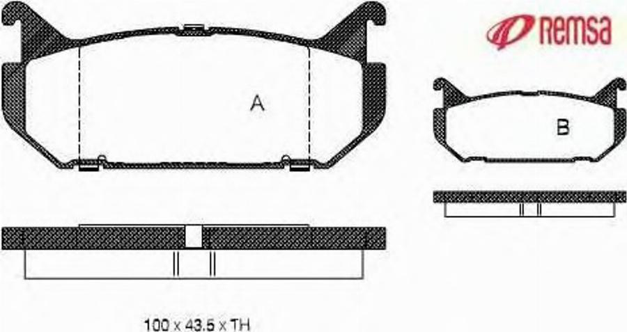 Metzger 0416.00 - Bremžu uzliku kompl., Disku bremzes www.autospares.lv