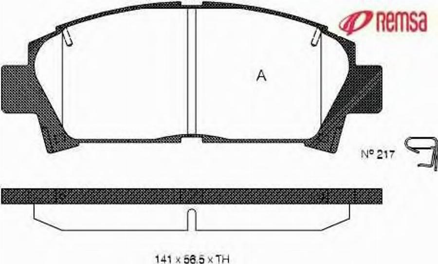 Metzger 0427.02 - Тормозные колодки, дисковые, комплект www.autospares.lv